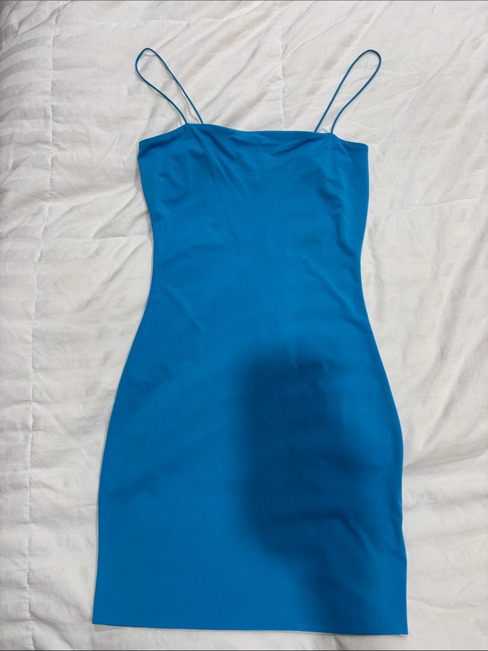 Fashion Nova Electric Blue Spaghetti-Strap Bodycon Mini Dress